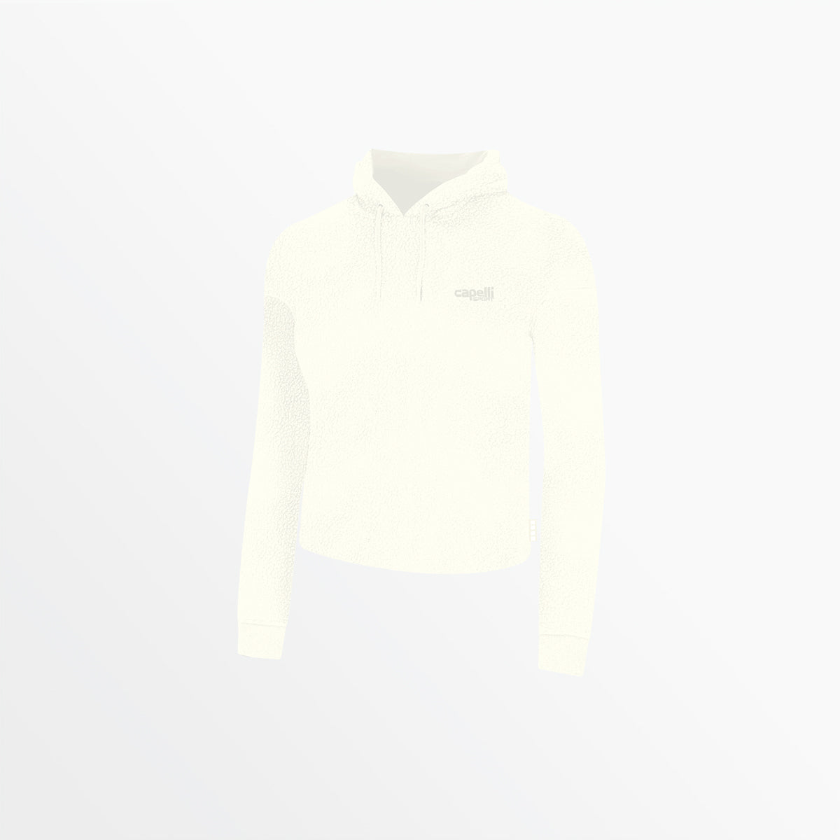 Women's Sherpa Cropped Pullover Hoodie