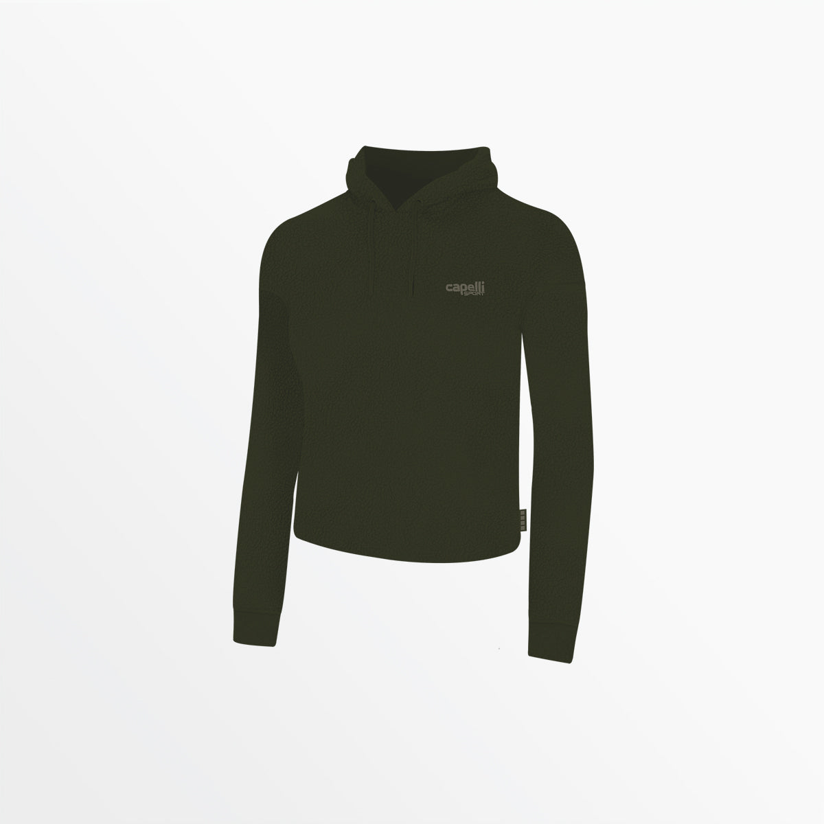 Women's Sherpa Cropped Pullover Hoodie Capelli Sport