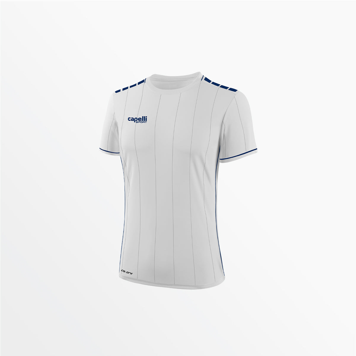 Women's Empire Knit Stripe Jersey Capelli Sport L White