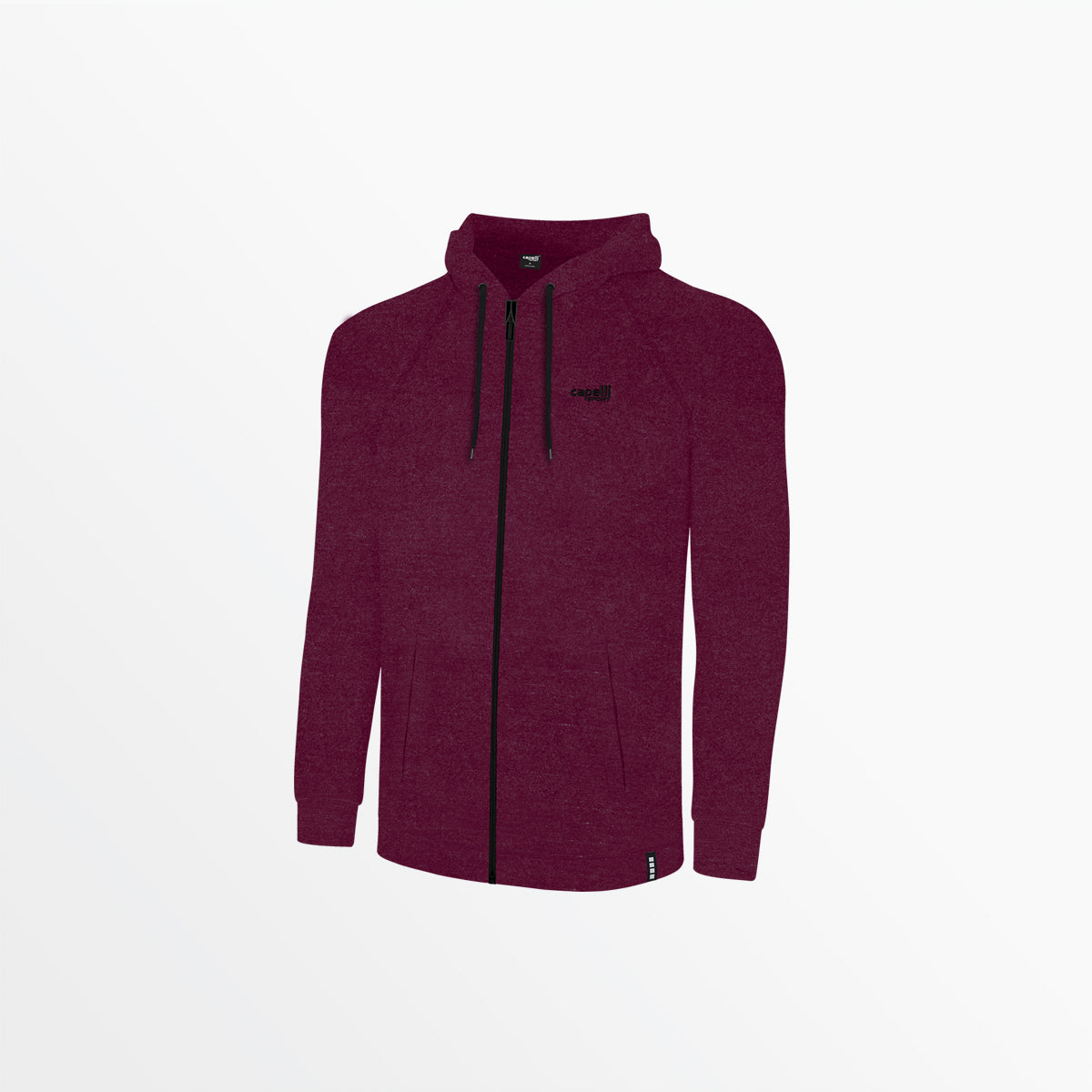 Youth Heathered Zip Up Hoodie Capelli Sport