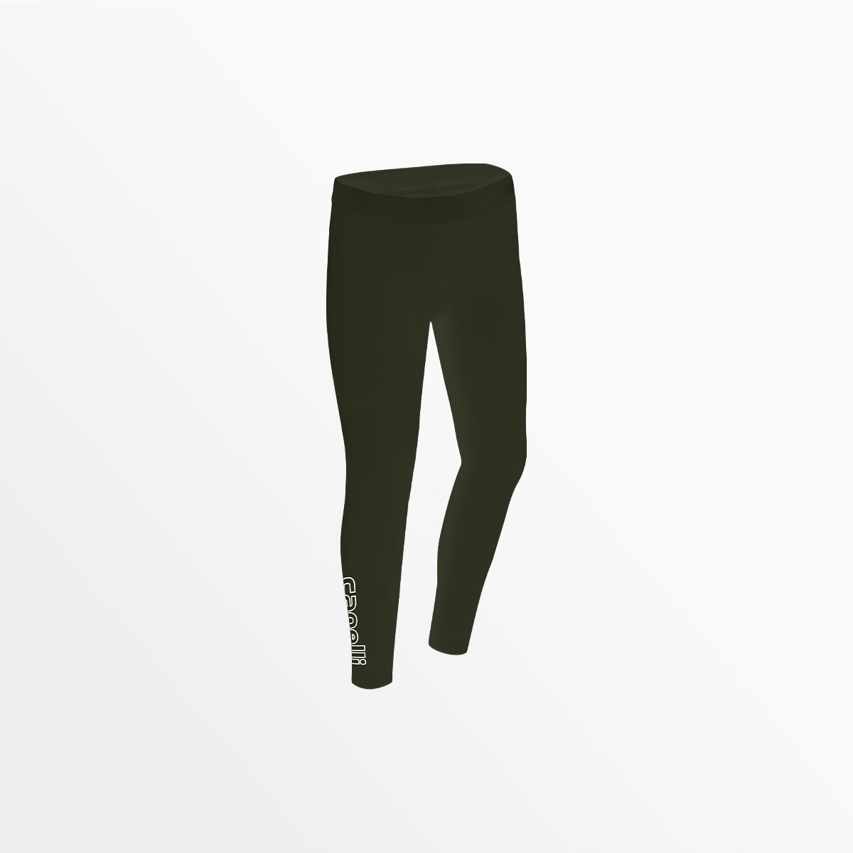 Women's Mid Rise Logo Cotton Leggings Capelli Sport S