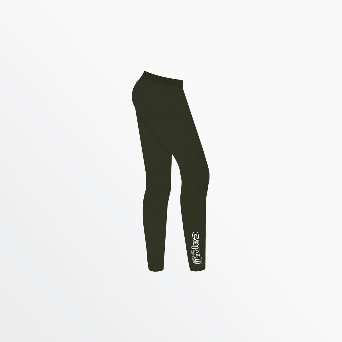 Women's Mid Rise Logo Cotton Leggings Capelli Sport