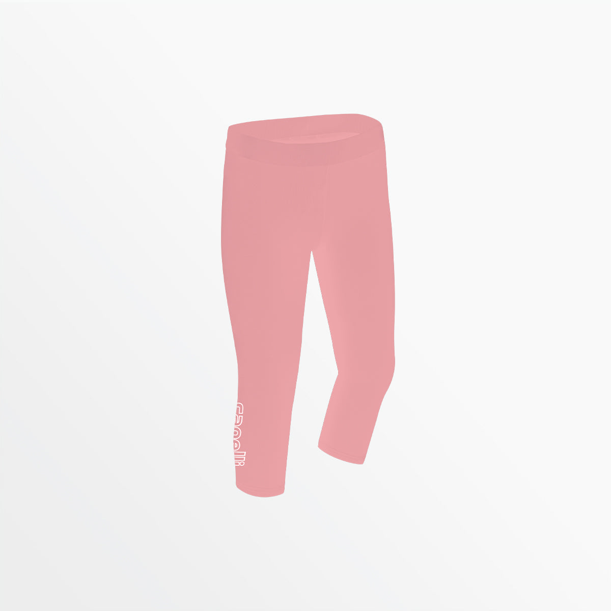 Girl's Mid Rise Logo 3/4 Cotton Leggings Capelli Sport S