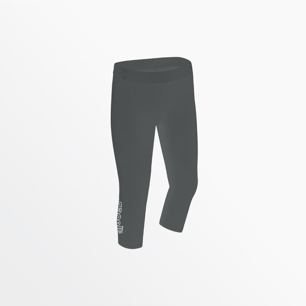 Girl's Mid Rise Logo 3/4 Cotton Leggings Capelli Sport S