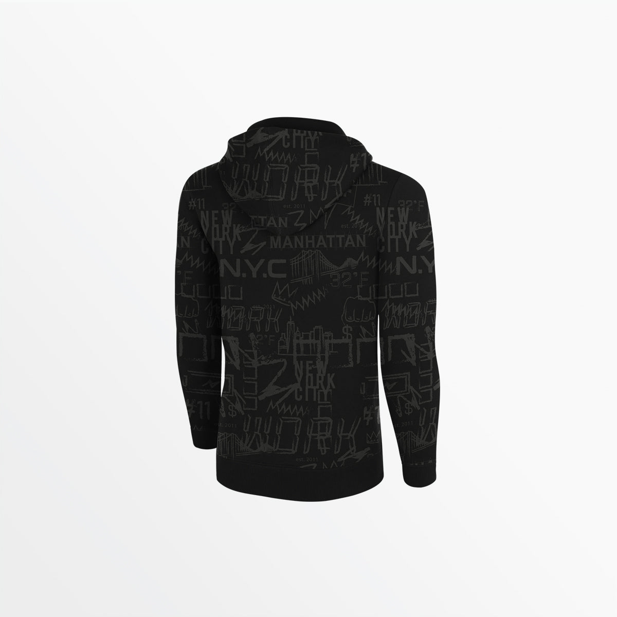 Men's Fleece Graphic Print Pullover Hoodie Capelli Sport