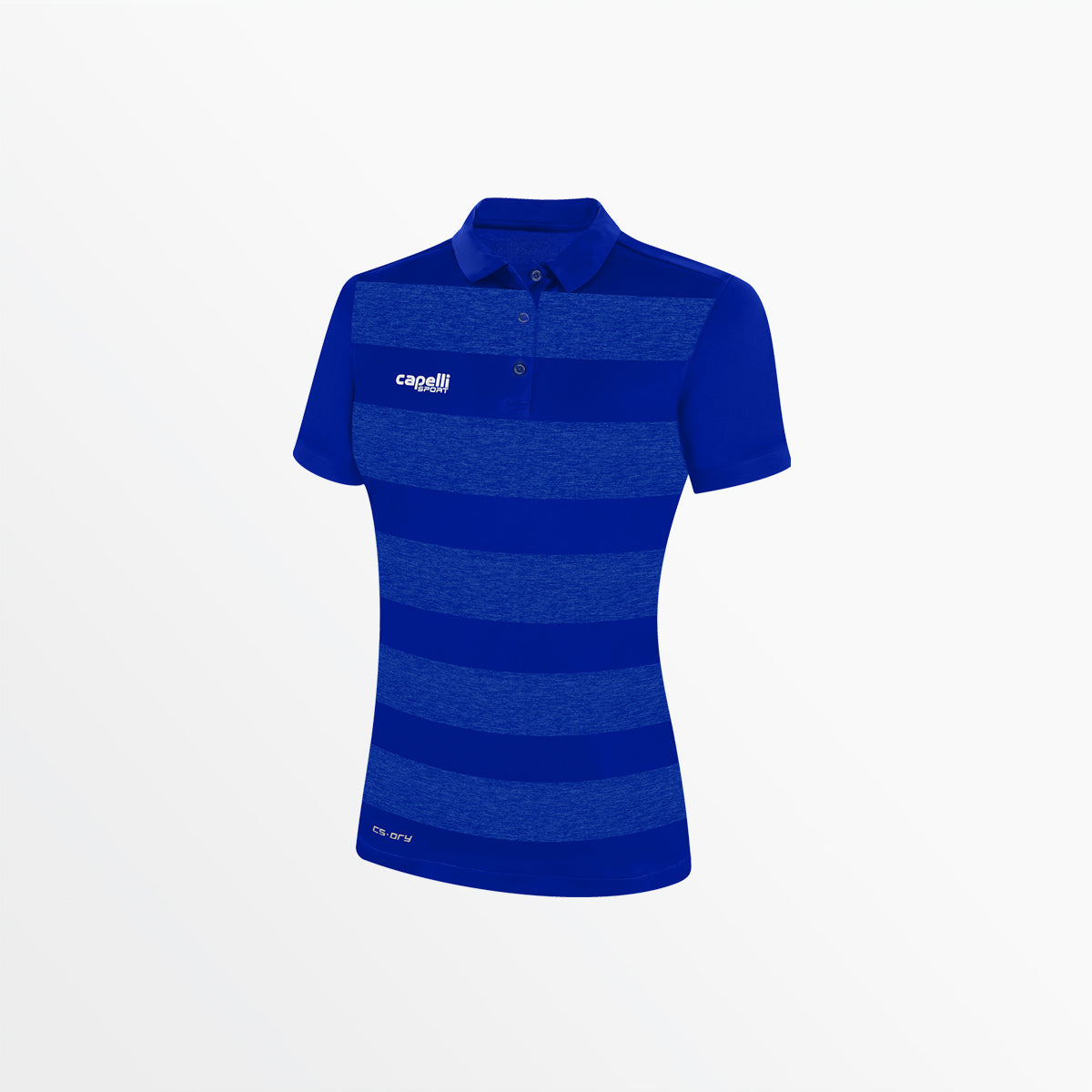 Women's Classic Stripe Poly Polo Capelli Sport
