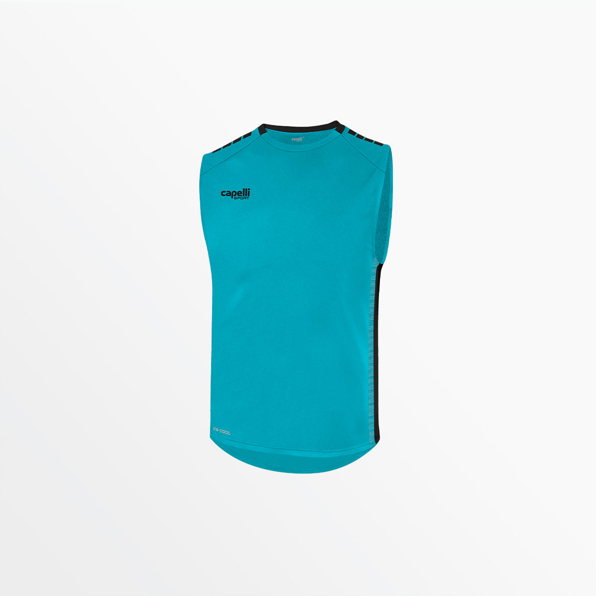 Men's Madison Sleeveless Training Top Capelli Sport S Turquoise