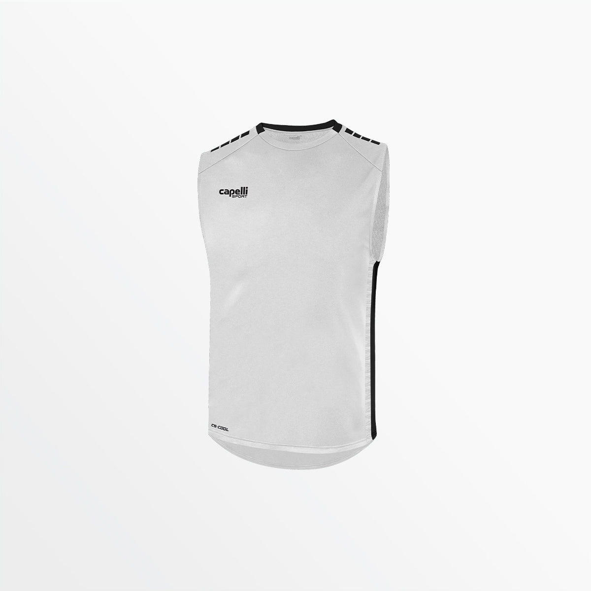 Men's Madison Sleeveless Training Top Capelli Sport S White