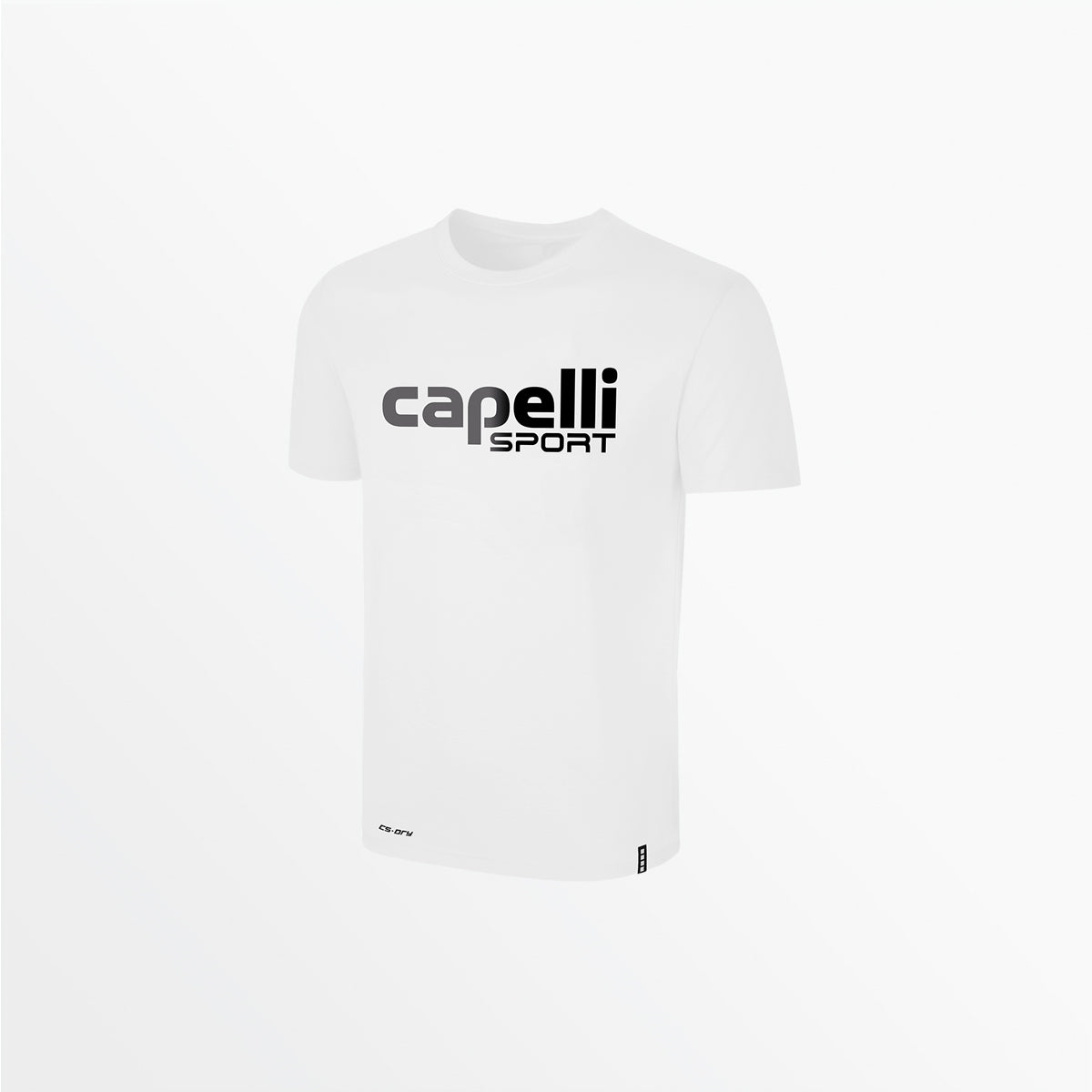 Youth Ombre Logo Tee Capelli Sport White Grey S