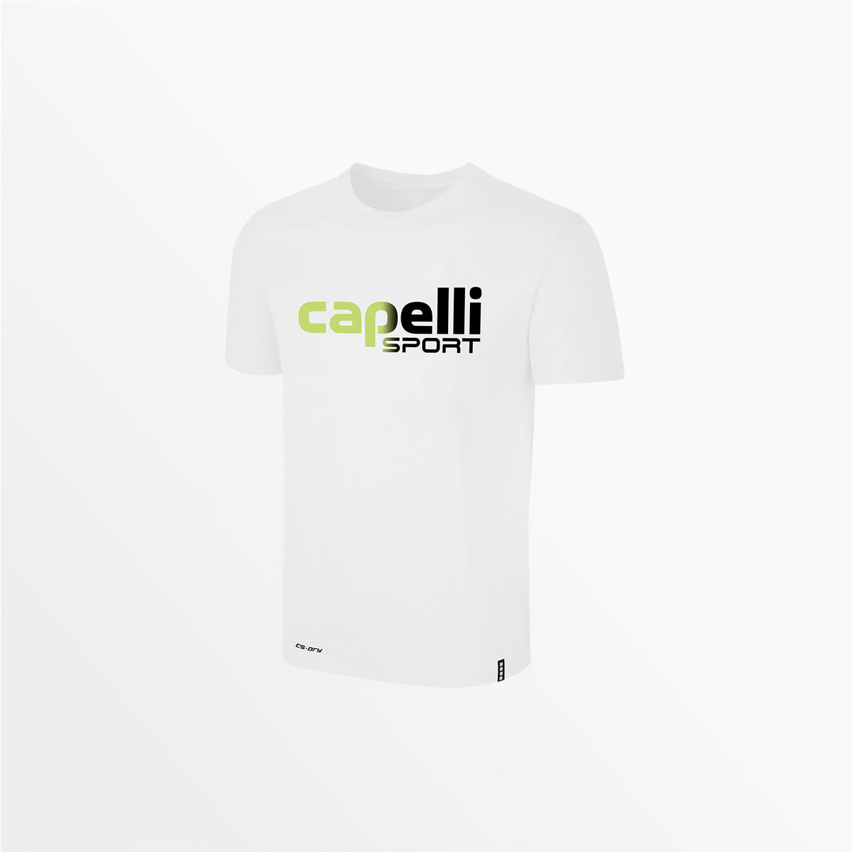 Youth Ombre Logo Tee Capelli Sport White Lime S
