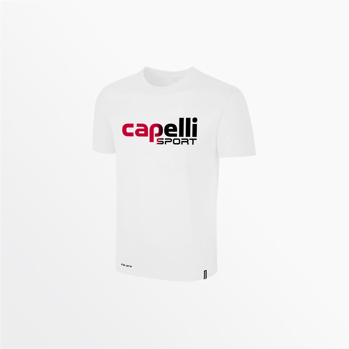 Youth Ombre Logo Tee Capelli Sport White Red L