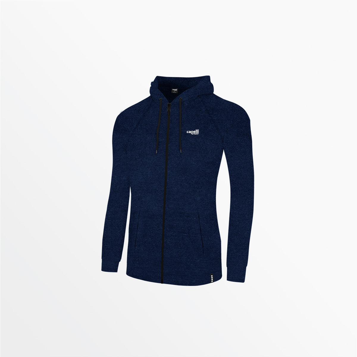 Women's Heathered Zip Up Hoodie Capelli Sport