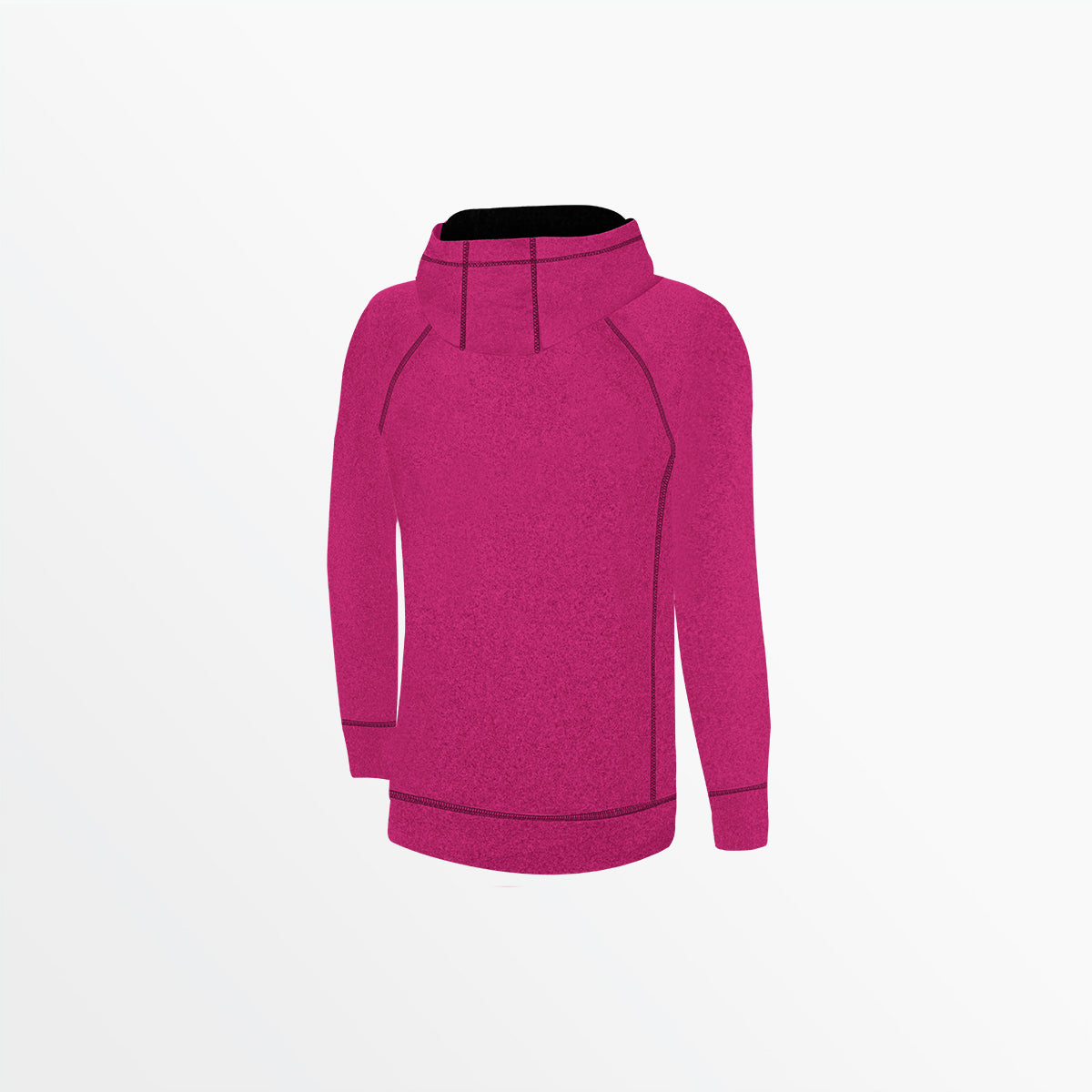 Girl's Essential Heather Zip Up Hoodie Capelli Sport