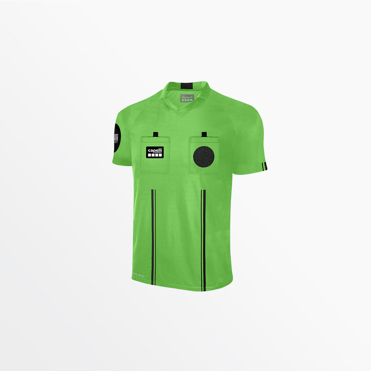 Adult Official Referee V-Neck Short Sleeve Jersey Capelli Sport S Referee Green