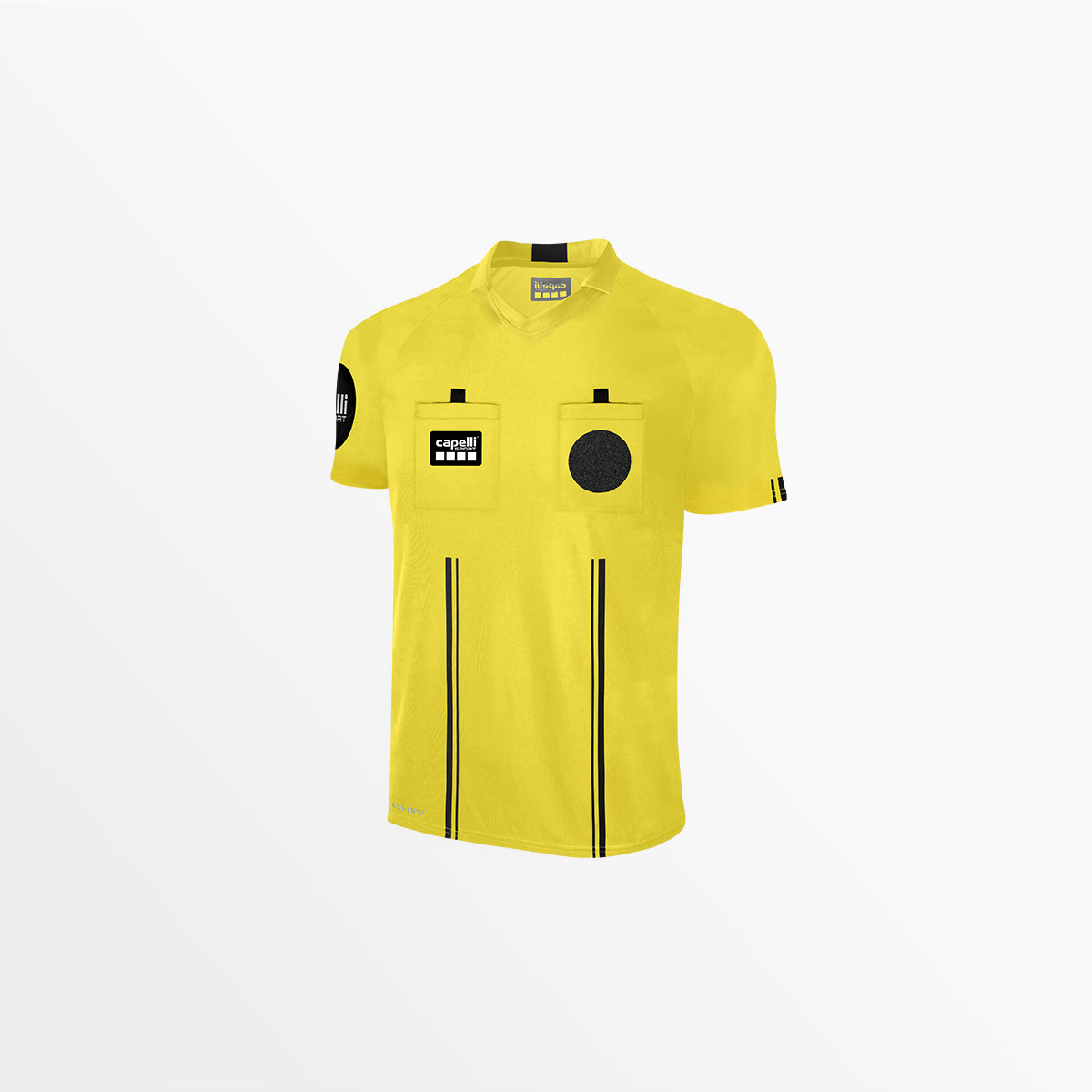 Adult Official Referee V-Neck Short Sleeve Jersey Capelli Sport XS Referee Yellow