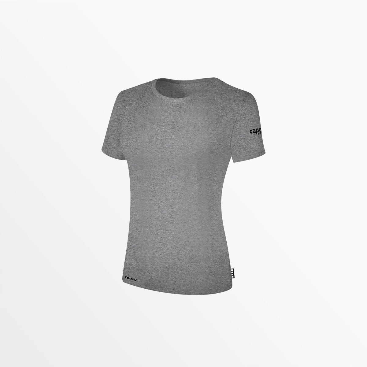 Women's CS-DRY Tee with Sleeve Logo Capelli Sport XS Light heather Grey