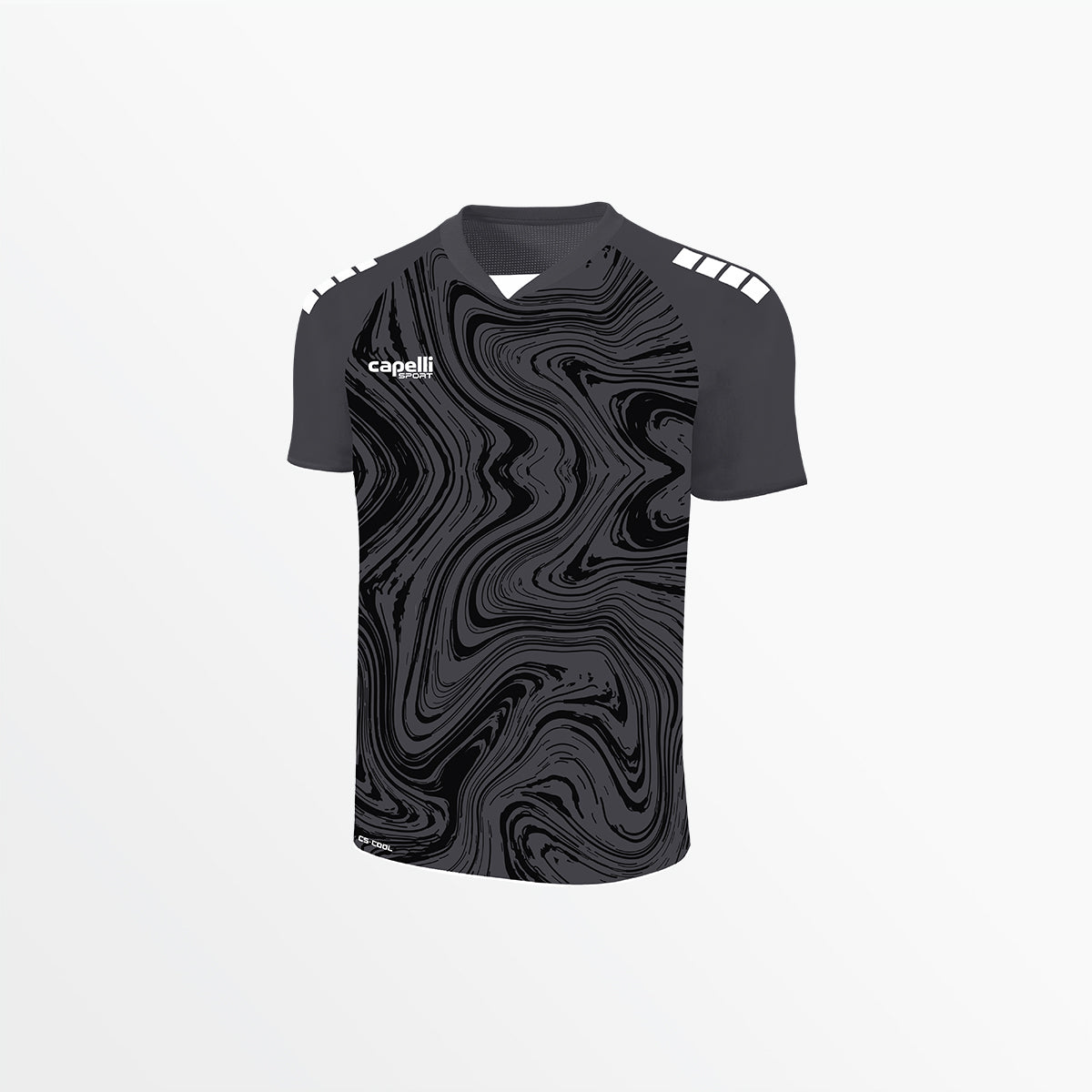 Adult Condor III Marble Jersey Capelli Sport S Dark Grey