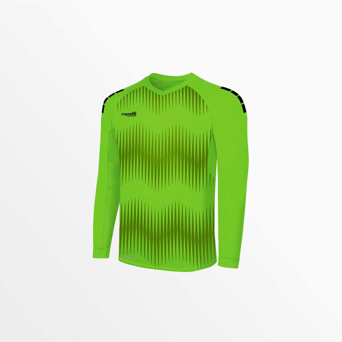 Youth Madison Static II Long Sleeve Goalkeeper Jersey With Padding Capelli Sport