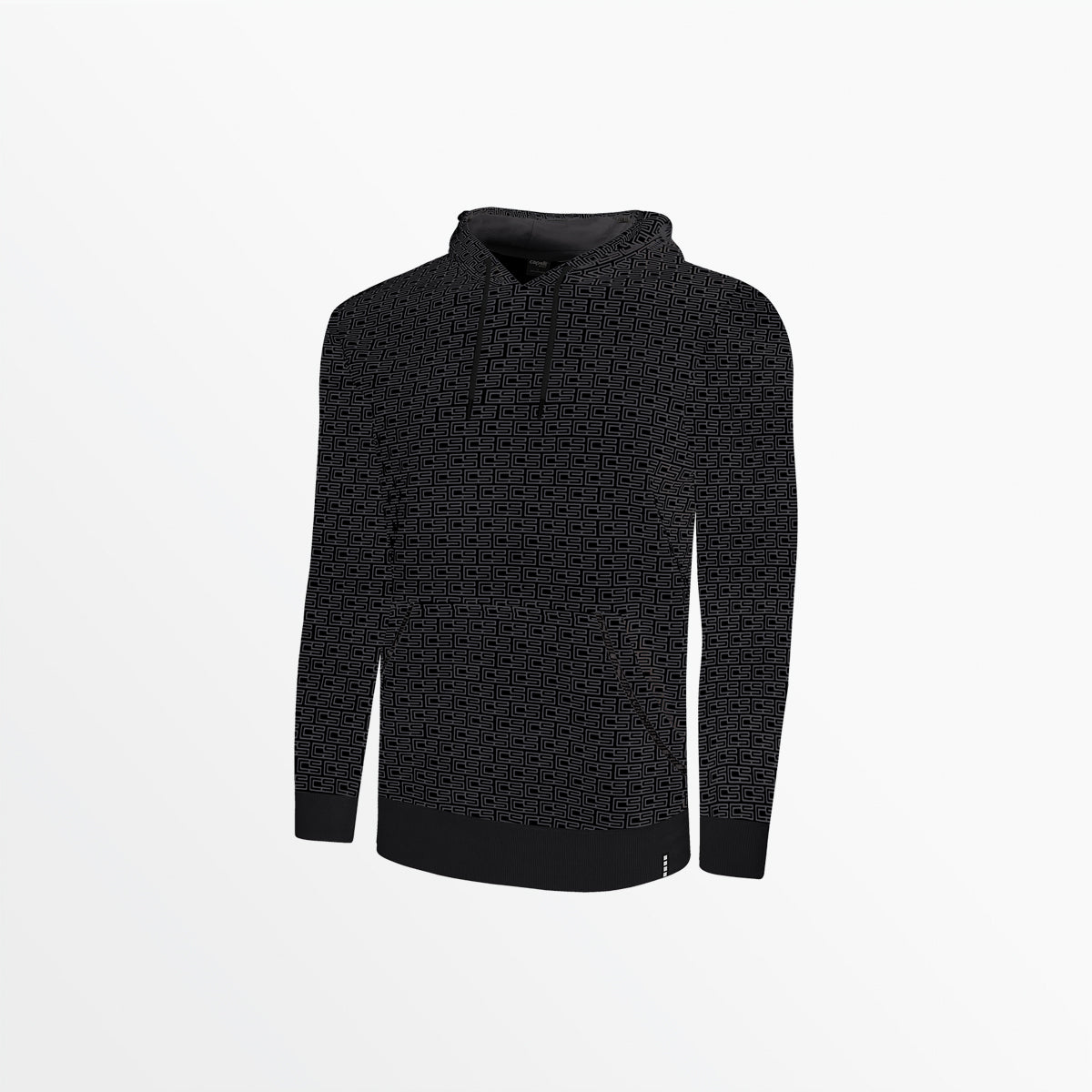 Men's CS Monogram Print Pullover Hoodie Capelli Sport