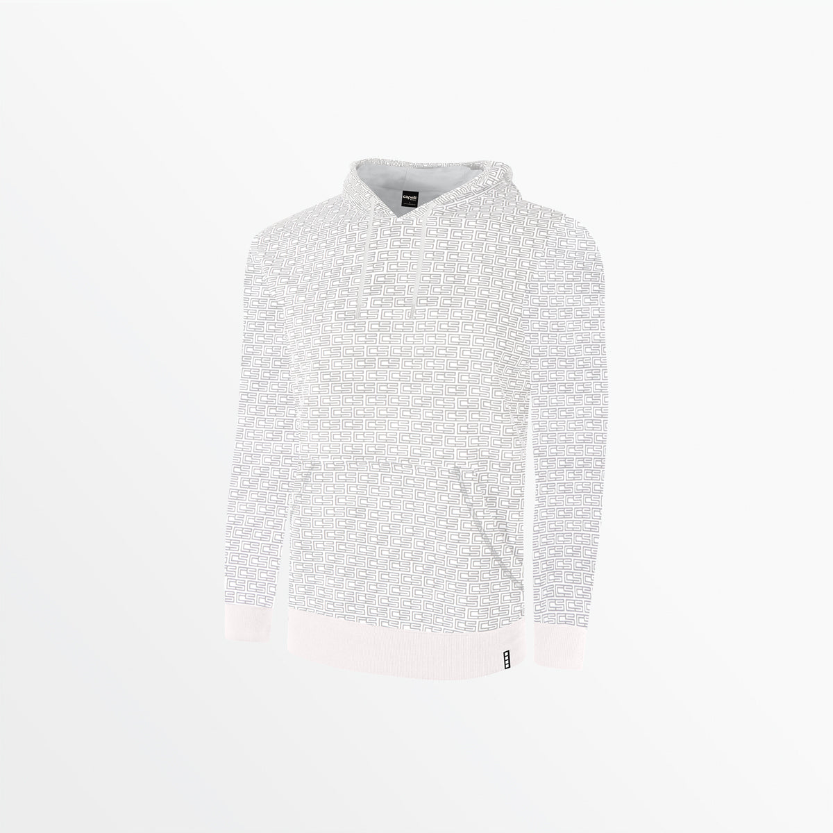 Men's CS Monogram Print Pullover Hoodie Capelli Sport