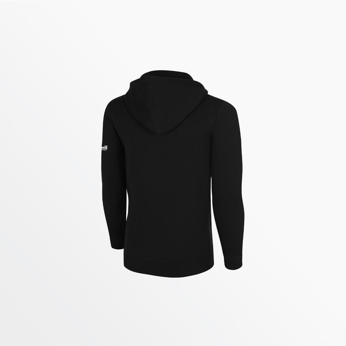 Youth Basics Fleece Pullover Hoodie With Sleeve Logo Capelli Sport