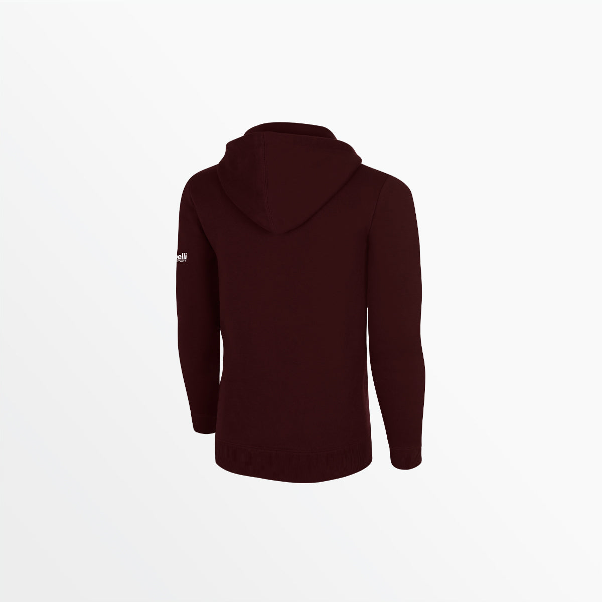 Youth Basics Fleece Pullover Hoodie With Sleeve Logo Capelli Sport