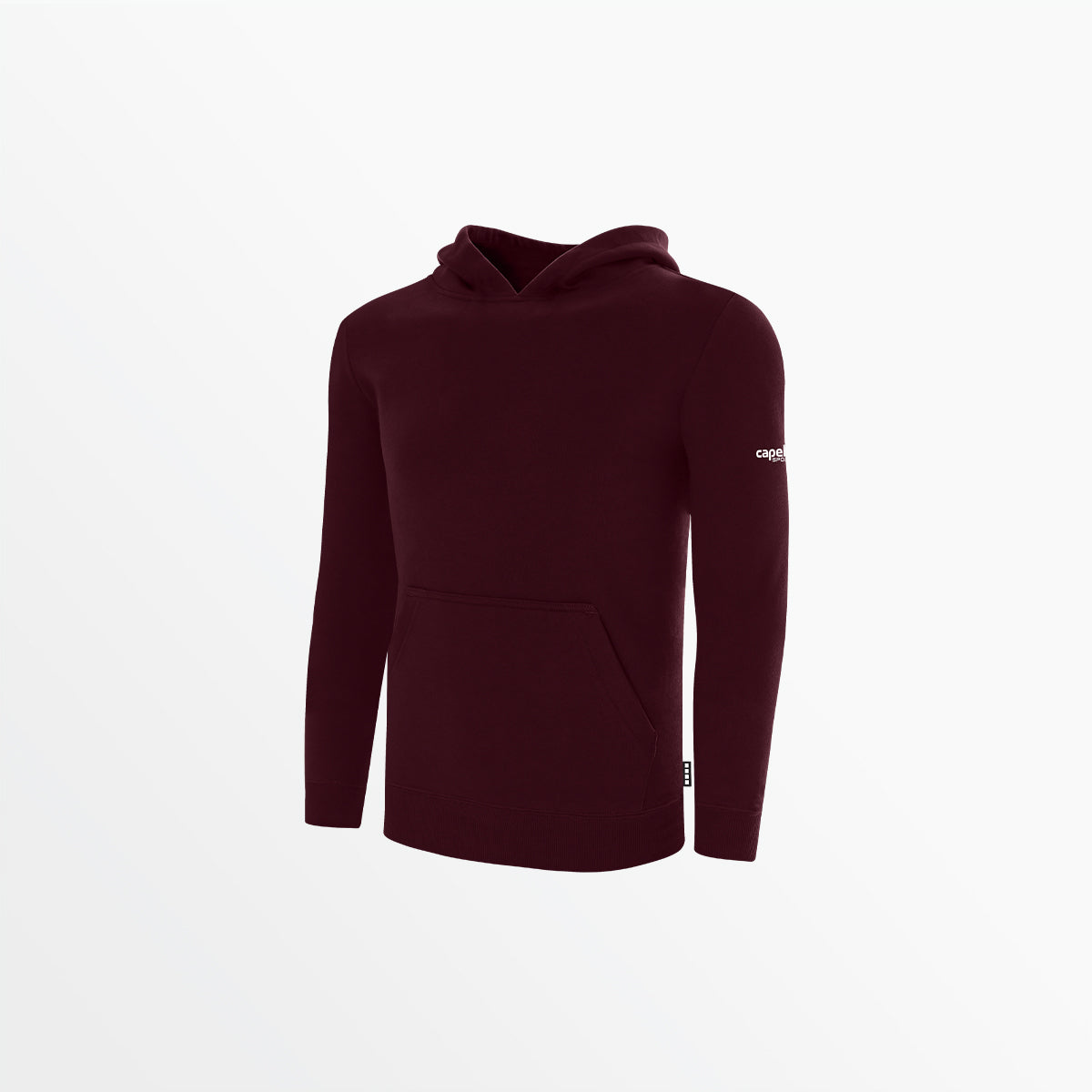 Youth Basics Fleece Pullover Hoodie With Sleeve Logo Capelli Sport XS