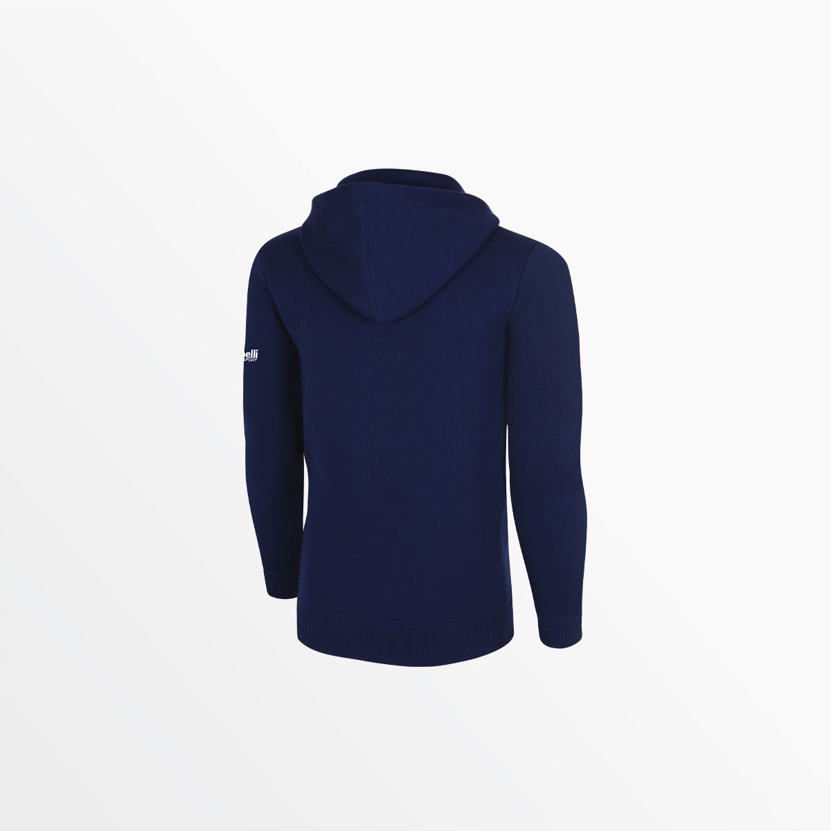 Youth Basics Fleece Pullover Hoodie With Sleeve Logo Capelli Sport