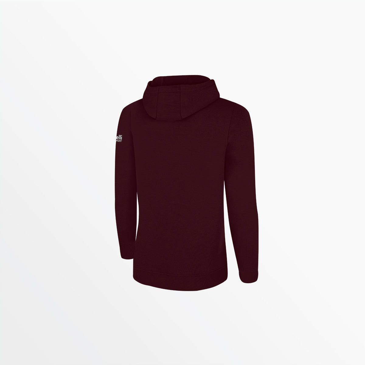 Women's Basics Fleece Pullover Hoodie With Sleeve Logo Capelli Sport
