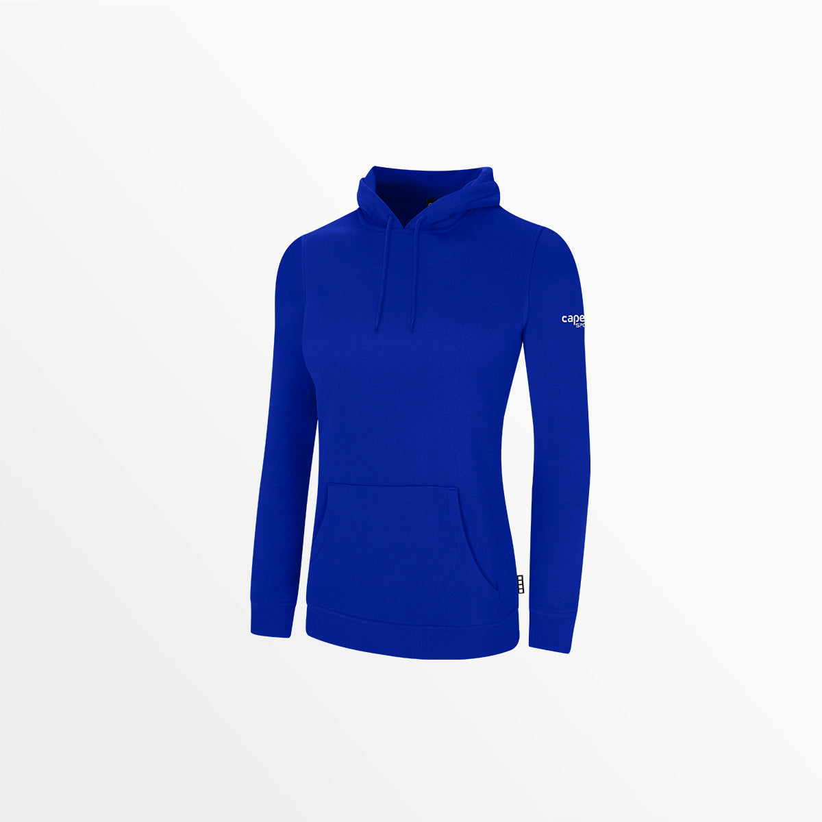 Women's Basics Fleece Pullover Hoodie With Sleeve Logo Capelli Sport XS Royal Blue