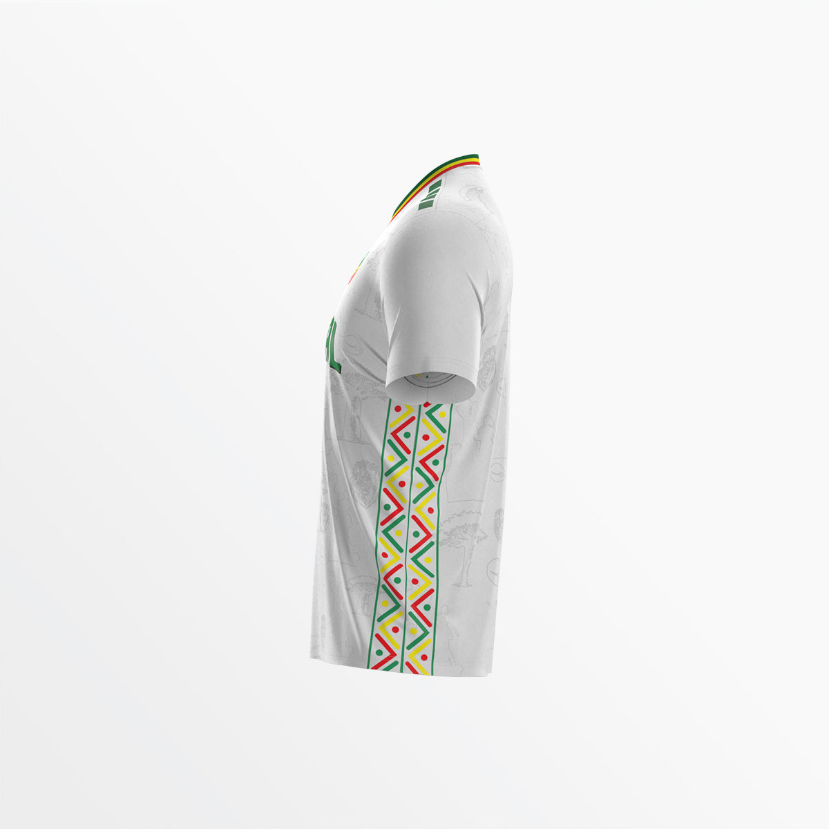 Senegal Basketball 2026/27 Away Shooting Shirt - Adult Capelli Sport