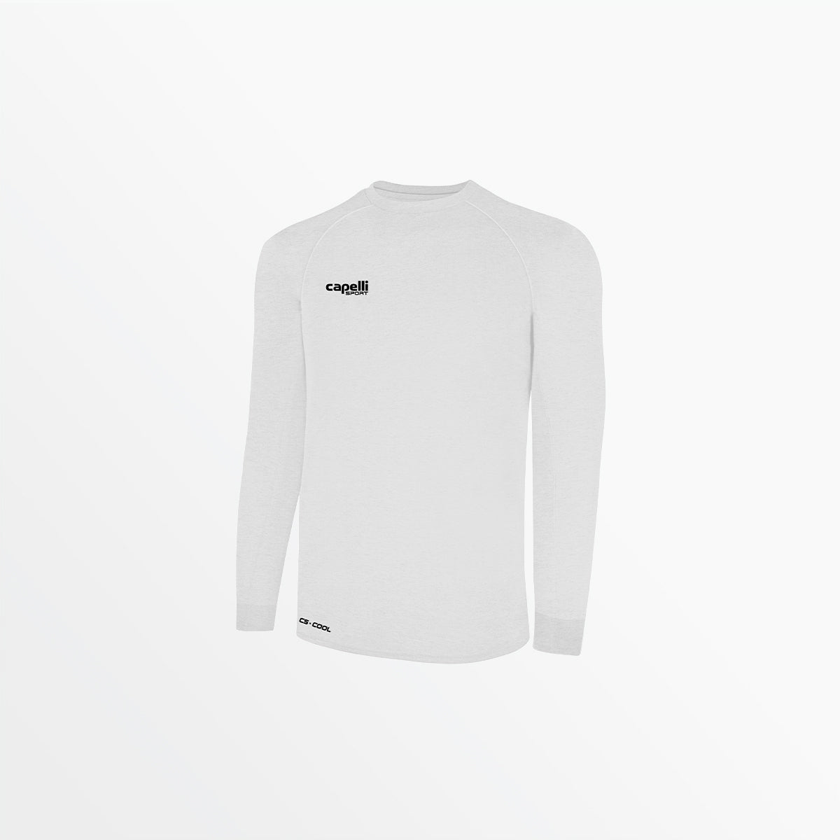 Youth Basics II Long Sleeve Training Jersey Capelli Sport XXS White