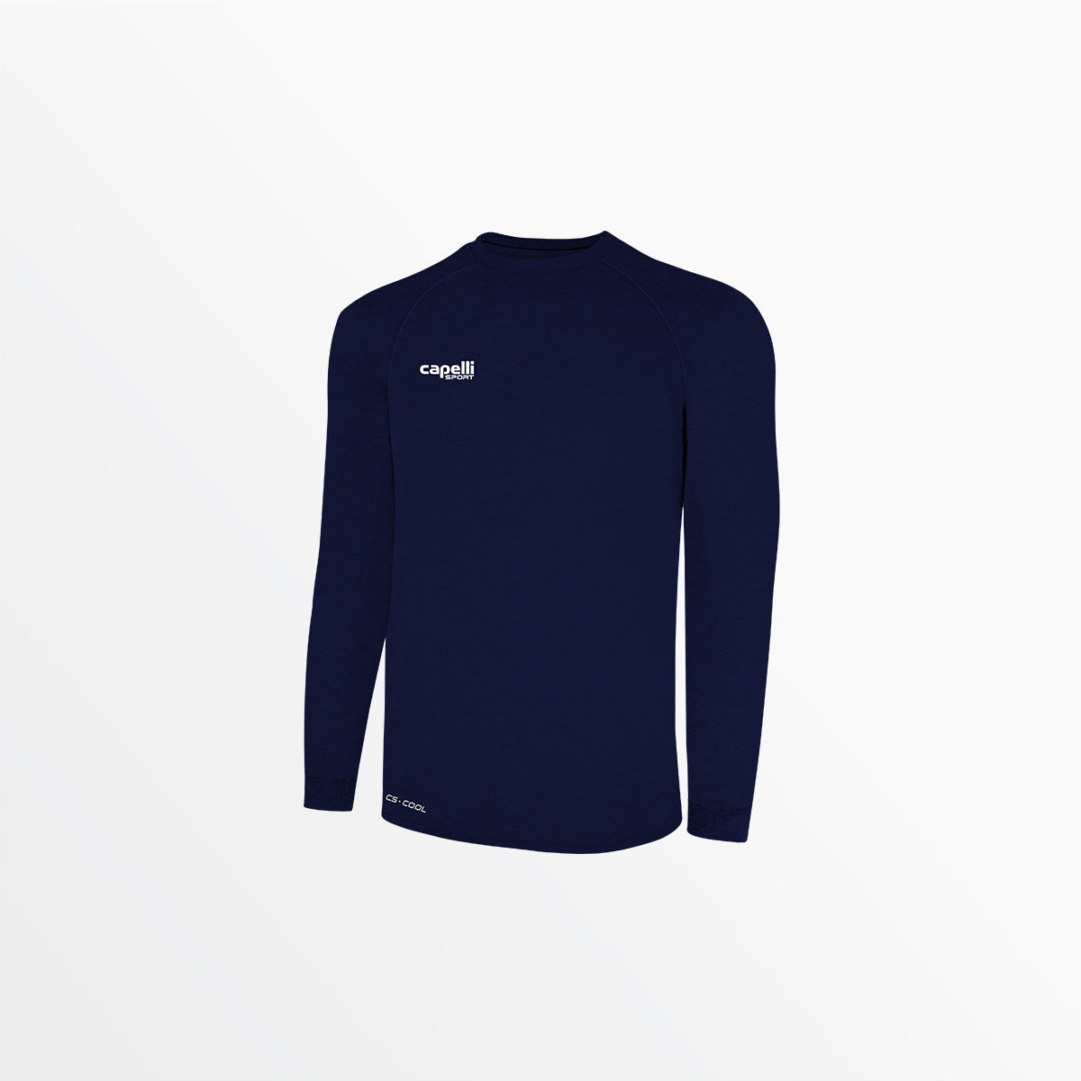 Adult Basics II Long Sleeve Training Jersey Capelli Sport M Navy