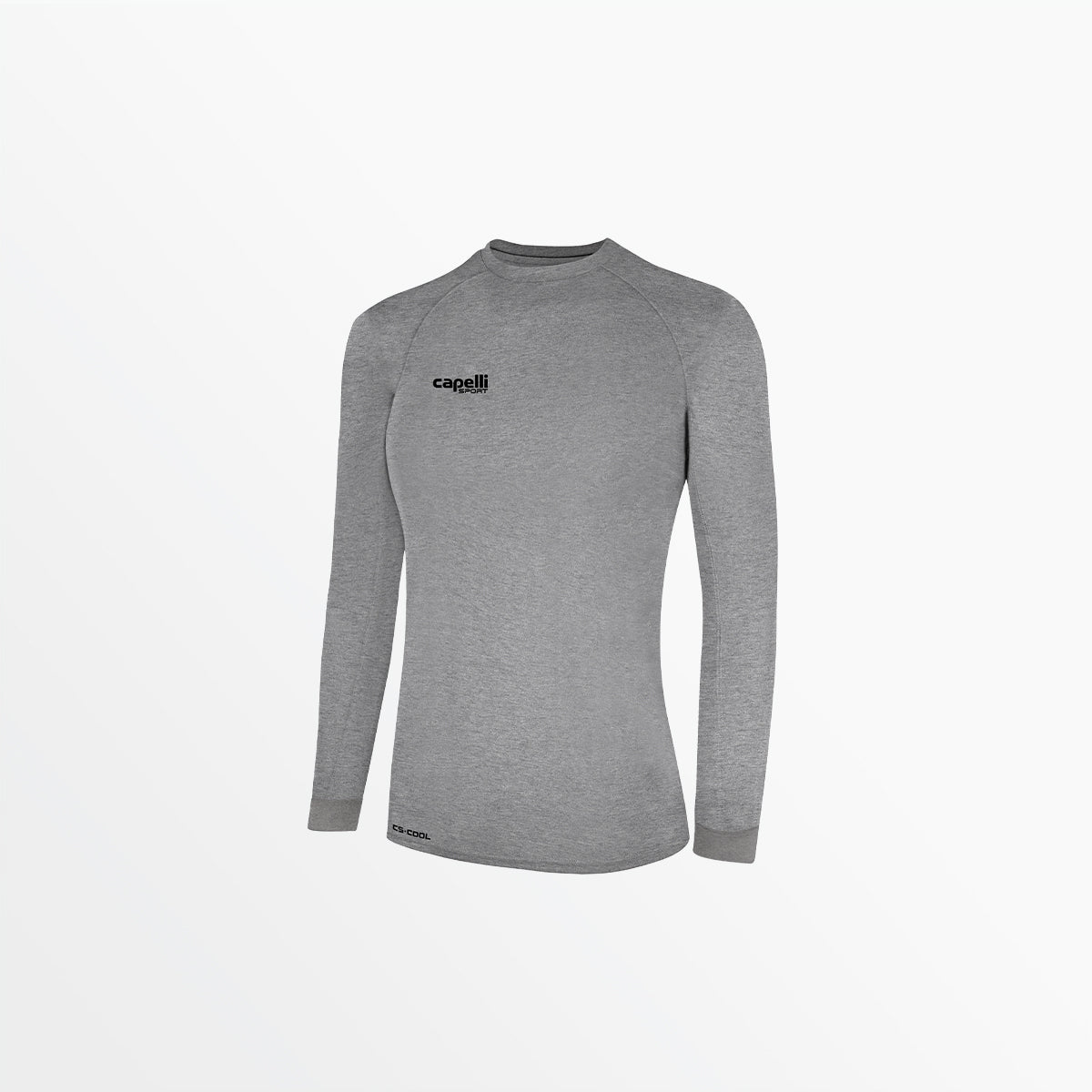 Women's Basics II Long Sleeve Training Jersey Shirt Capelli Sport XS Light Heather Grey