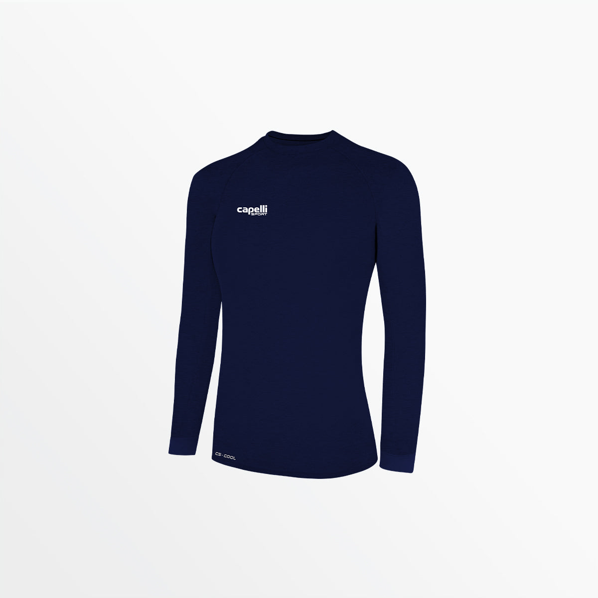 Women's Basics II Long Sleeve Training Jersey Shirt Capelli Sport XS Navy