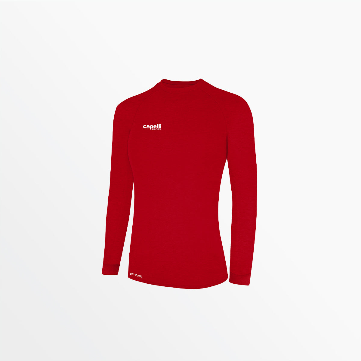 Women's Basics II Long Sleeve Training Jersey Shirt Capelli Sport S Red