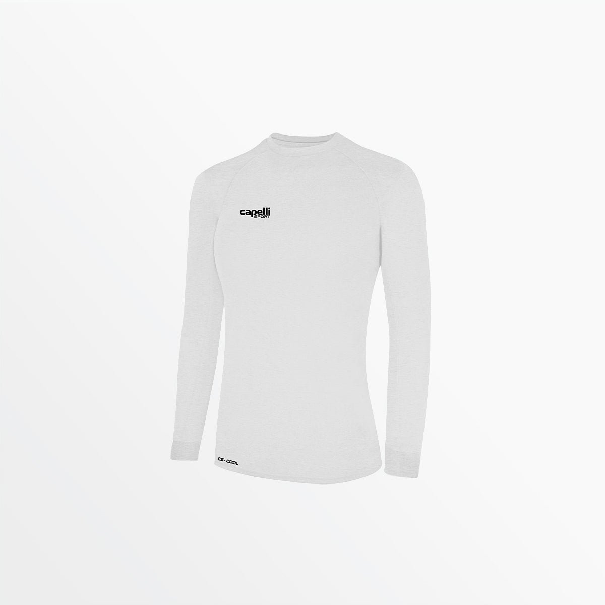 Women's Basics II Long Sleeve Training Jersey Shirt Capelli Sport XS White
