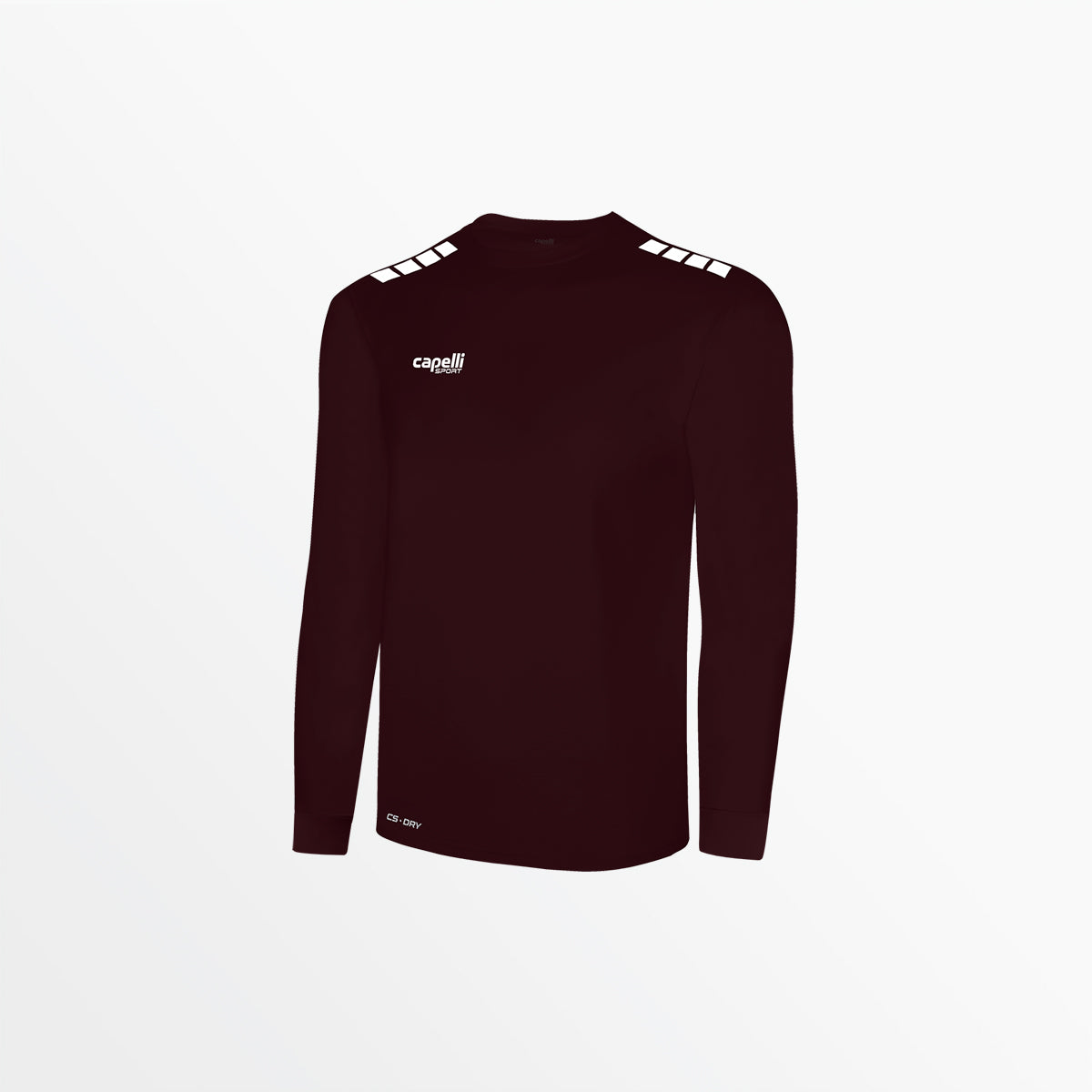 Adult Team Long Sleeve Jersey Capelli Sport S Maroon