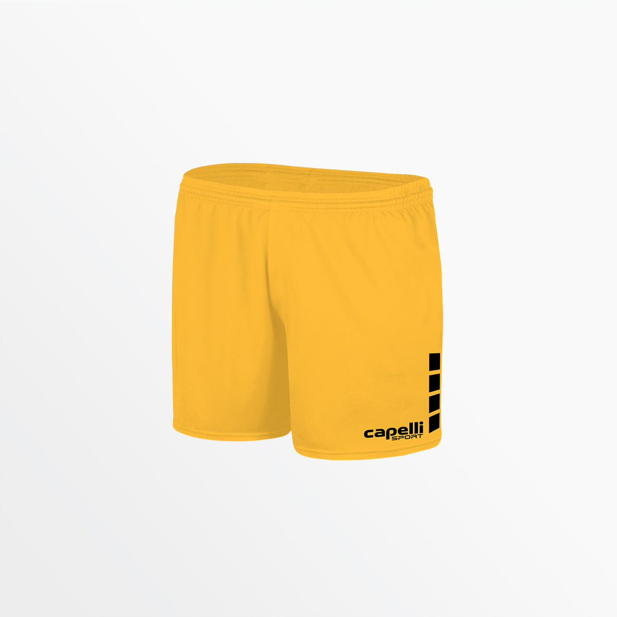 Women's Team Match Shorts With 3'' Inseam and Cubes Capelli Sport