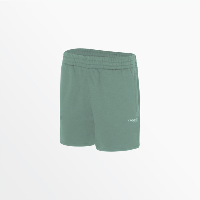 capelli WOMEN'S BASICS FLEECE SHORTS Sea Green New Arrivals