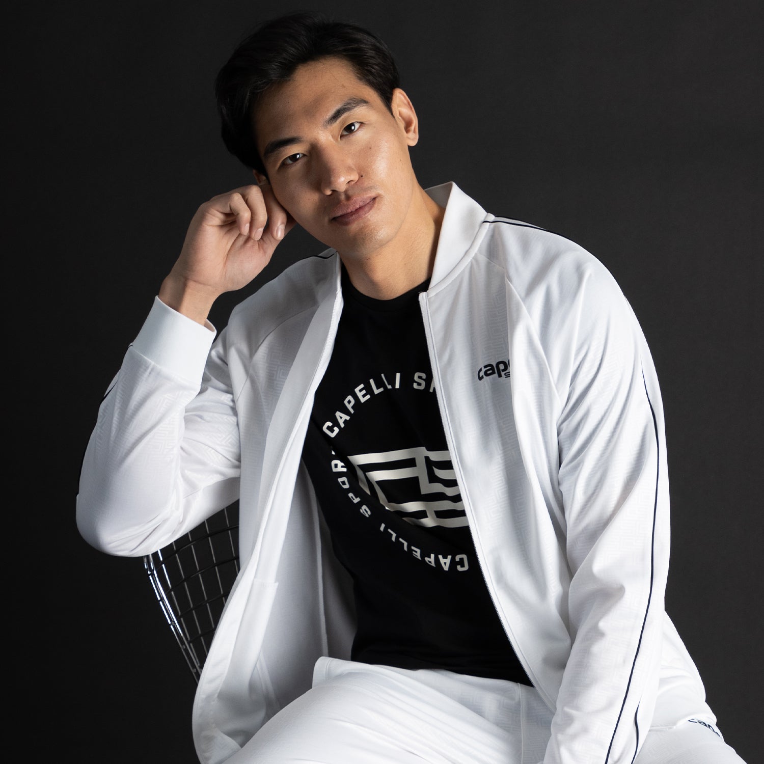 Men's Basics II Monogram Track Jacket Capelli Sport