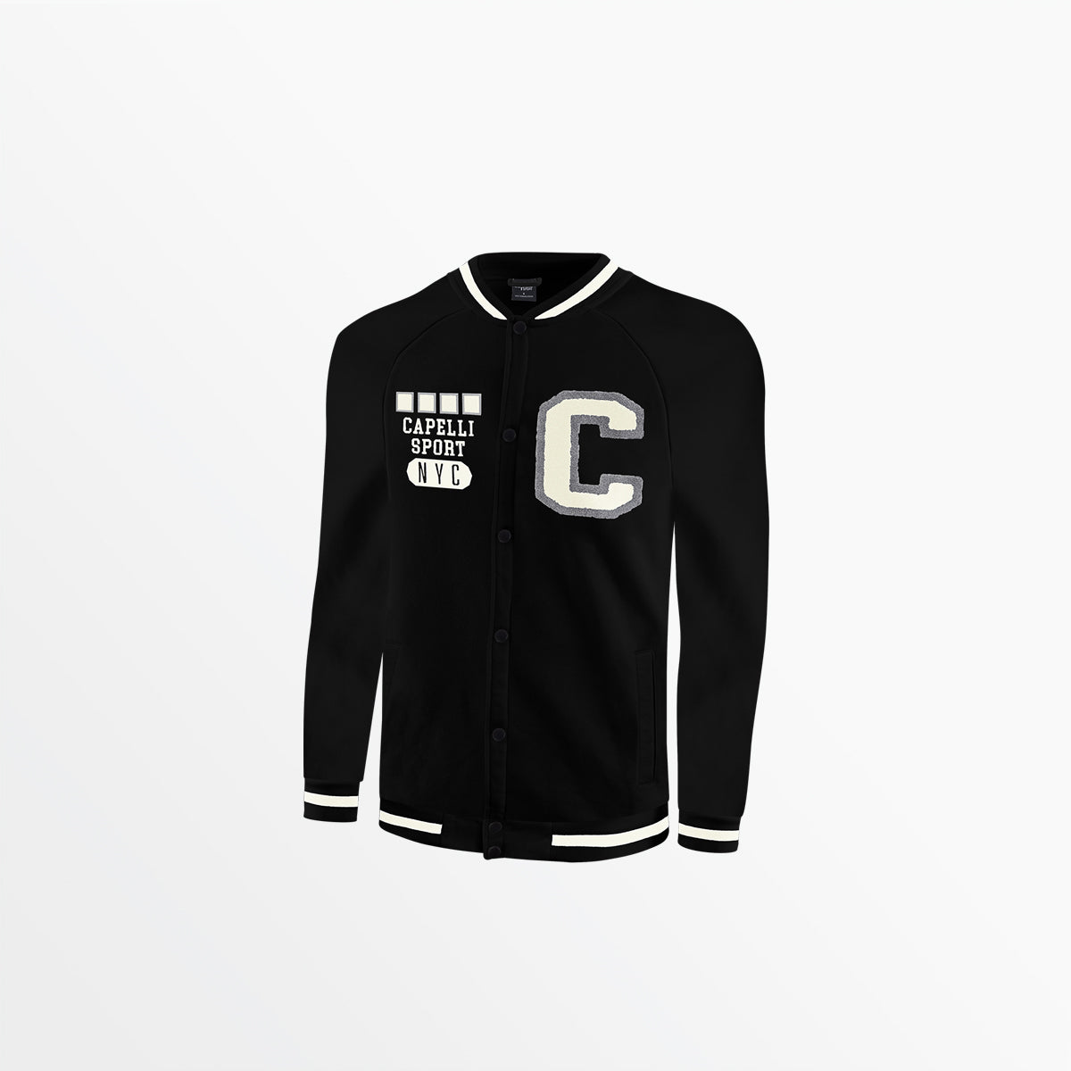 Adult Fleece Collegiate Bomber Jacket Capelli Sport