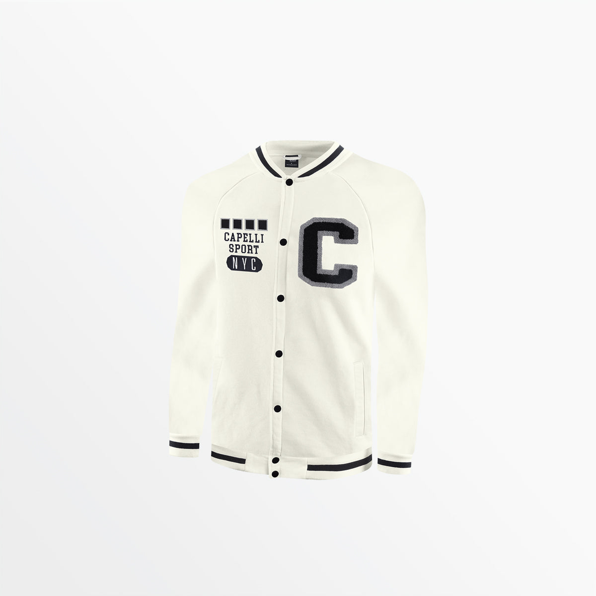 Adult Fleece Collegiate Bomber Jacket Capelli Sport