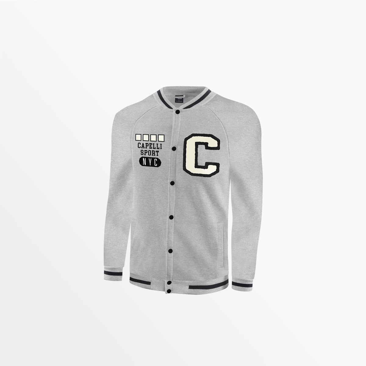 Adult Fleece Collegiate Bomber Jacket Capelli Sport