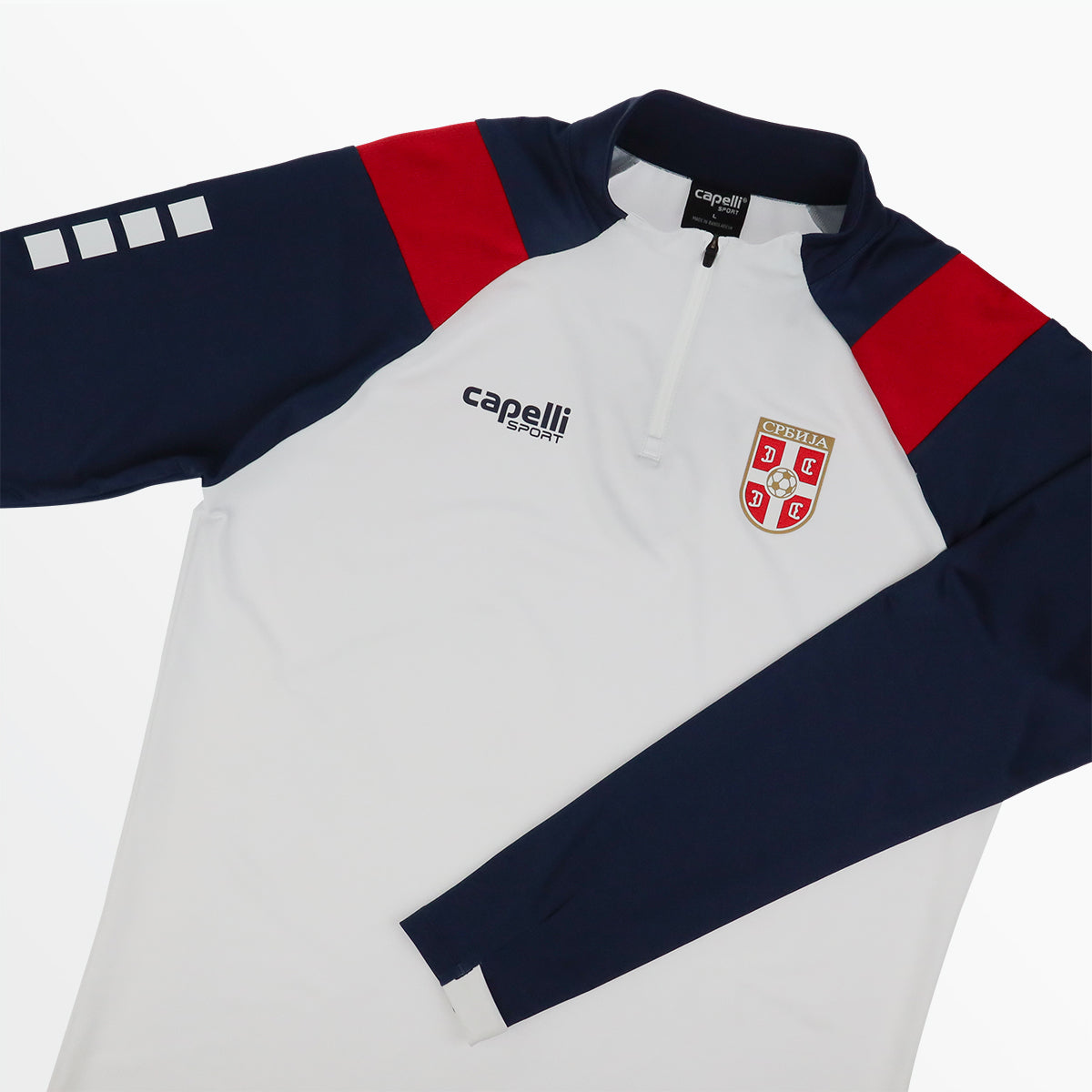 Men's Serbia Empire 1/4" Zip Technical Training Top Capelli Sport