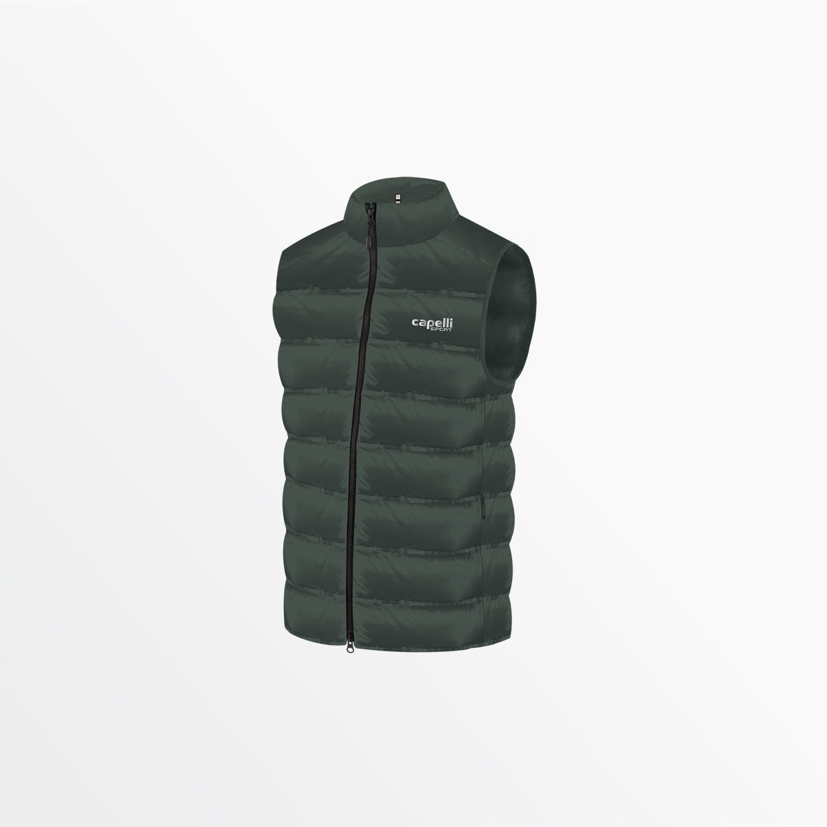 Adult Essentials Puffer Vest Capelli Sport S Moss Green