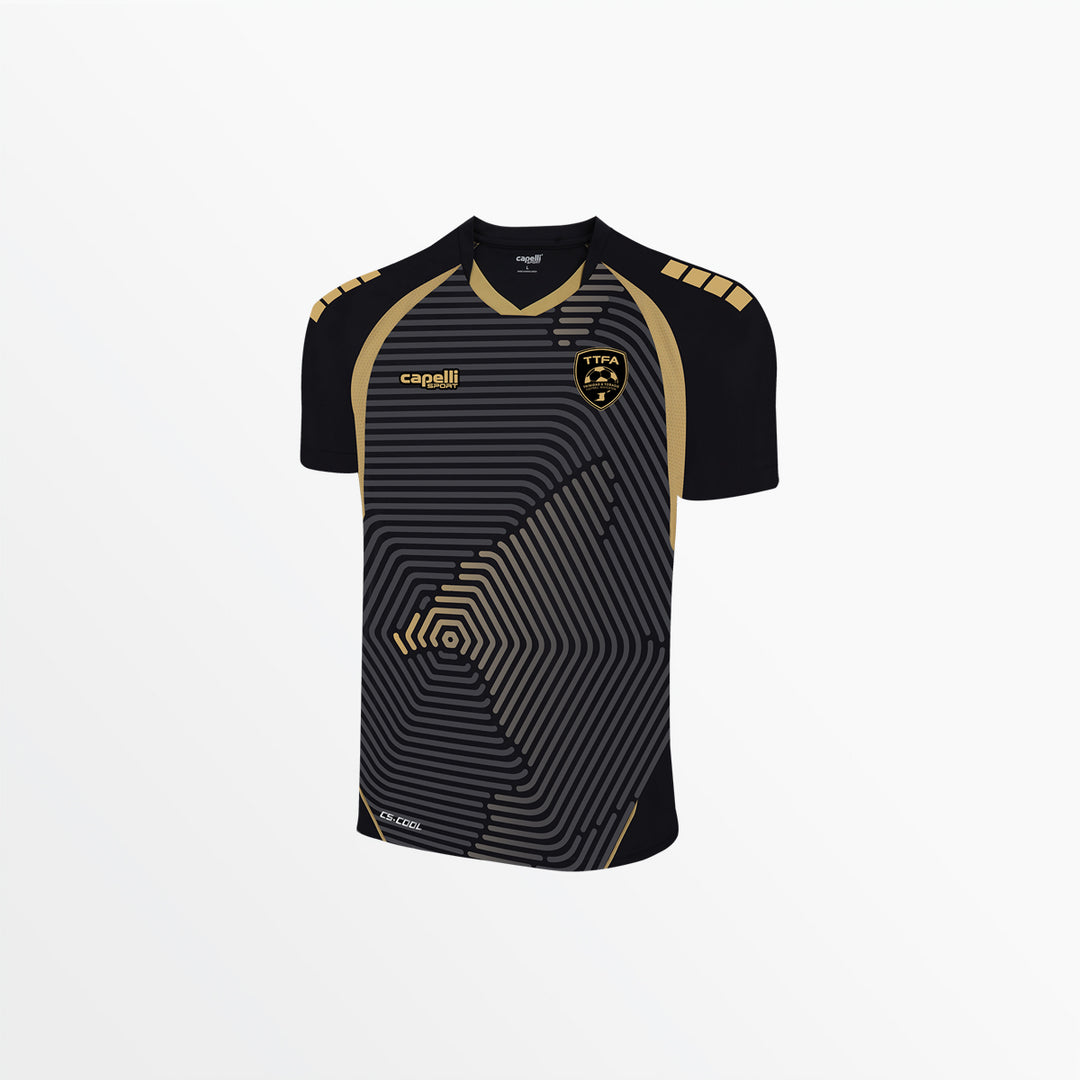Black And Gold Soccer Soccer Uniform Designs Football Jersey
