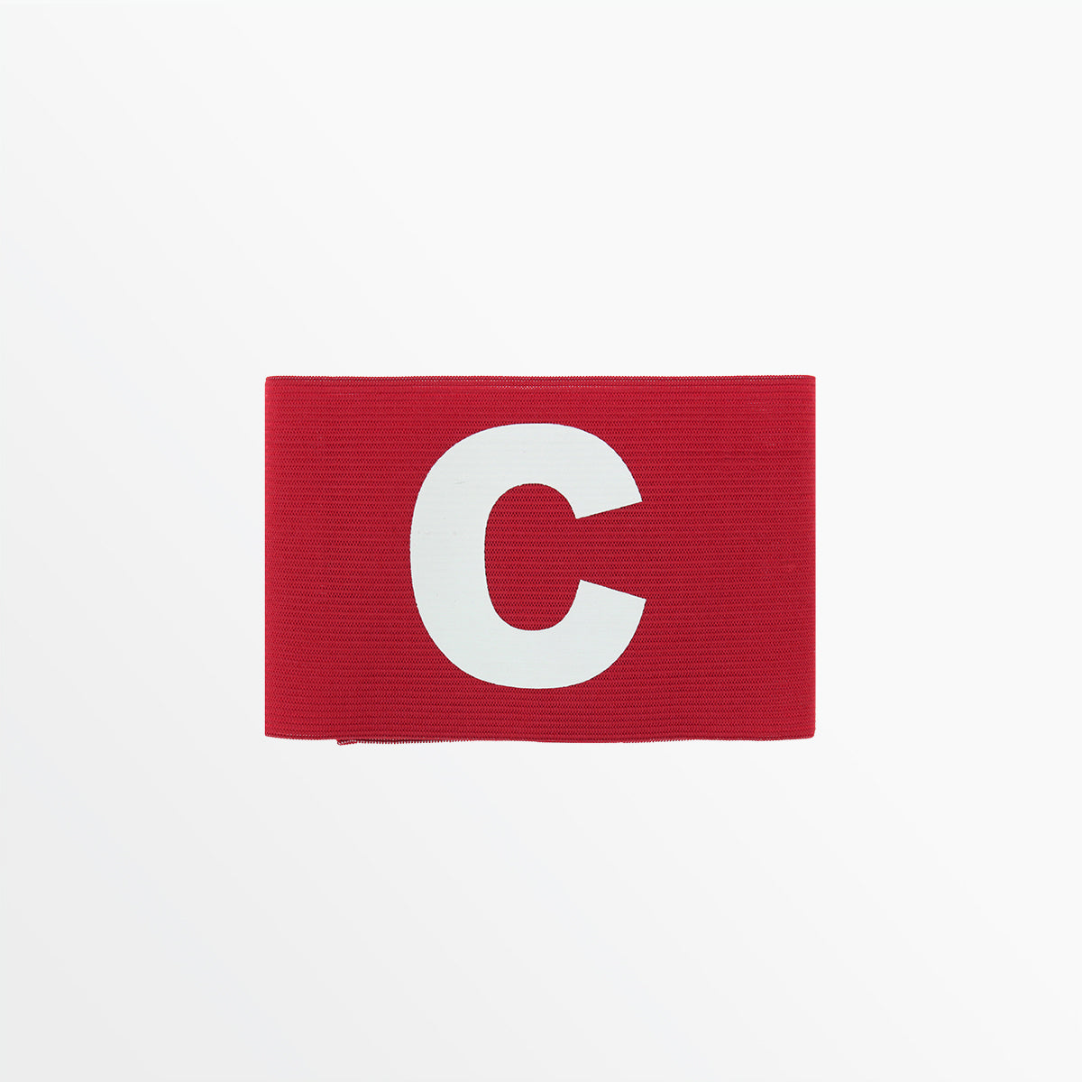 Red captain armband with large white "C" emblem