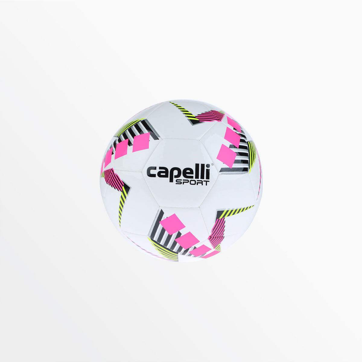 Star Cubes Team Machine Stitched Soccer Ball Capelli Sport Neon Pink 3