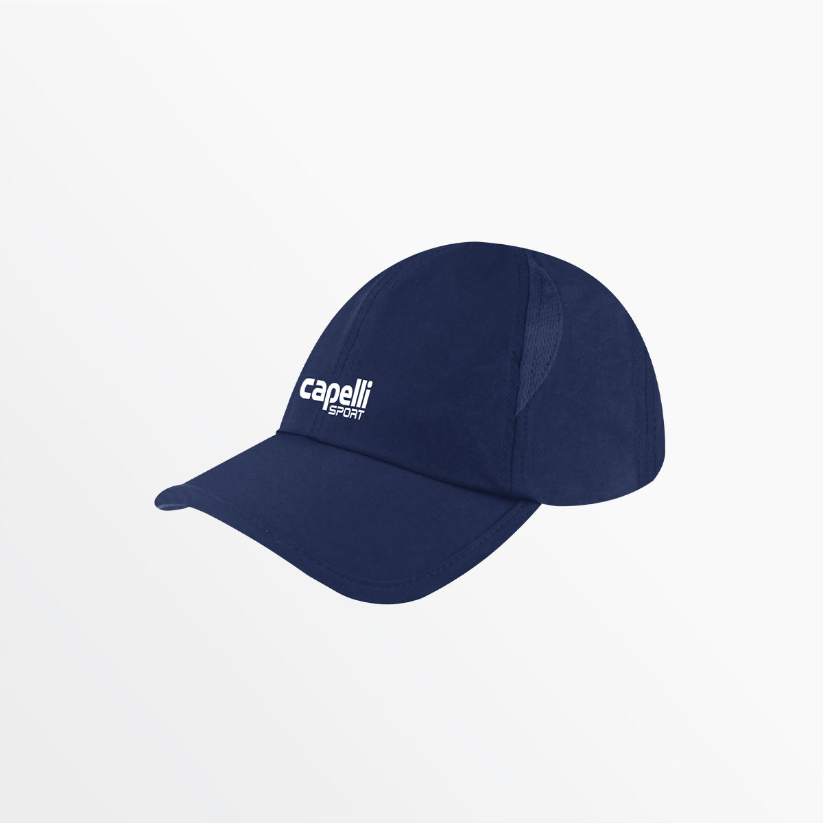 Youth sports cap with Capelli logo and curved brim